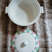 Antique soup tureen from Digoin and Sarreguemines