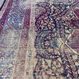 Ancient persian kirman carpet