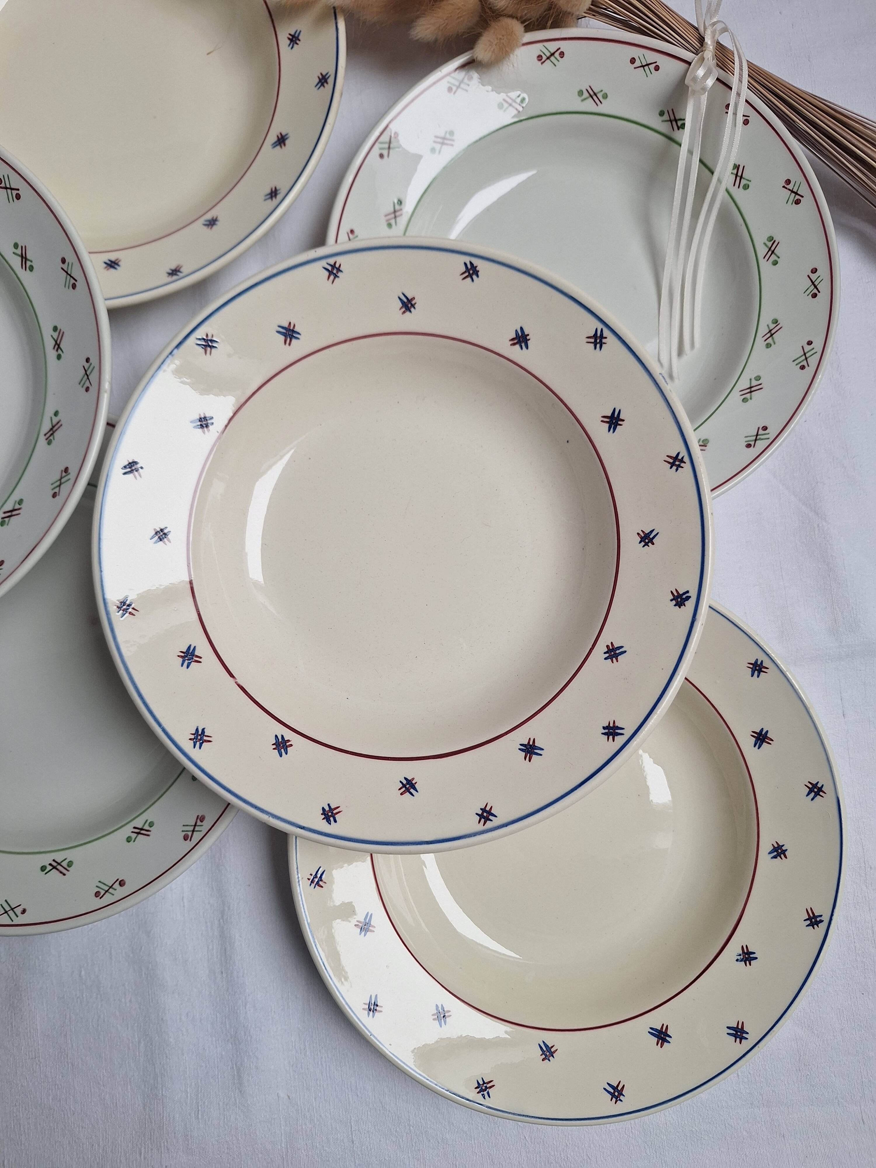 Lunéville soup plates 1910-1950