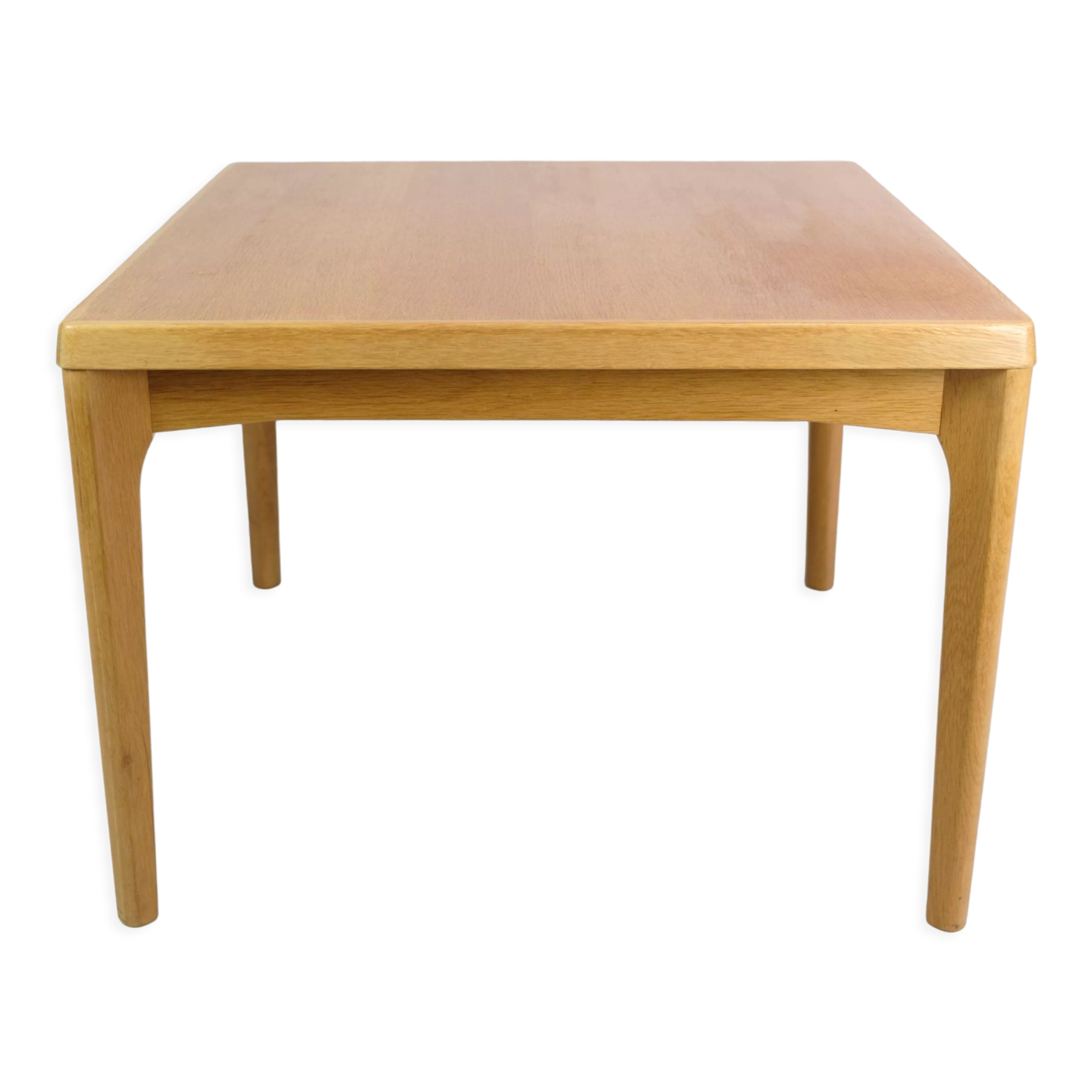 Coffee table, oak, Henning Kjærnulf, Vejle chairs and furniture factory, 1960s