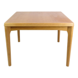 Coffee table, oak, Henning Kjærnulf, Vejle chairs and furniture factory, 1960s