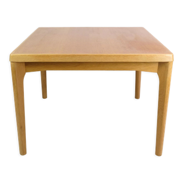 Coffee table, oak, Henning Kjærnulf, Vejle chairs and furniture factory, 1960s