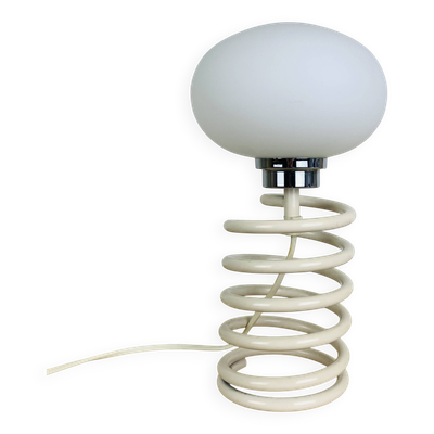 Lampe ressort space age années 70