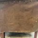 Set of 2 vintage Art Deco individual armchairs/seats in cognac leather.