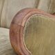 1960s, Danish armchair in original very good condition, furniture velour, oak wood.