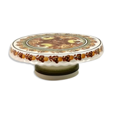 ZF Kolo vintage flower-decoding vintage pie dish