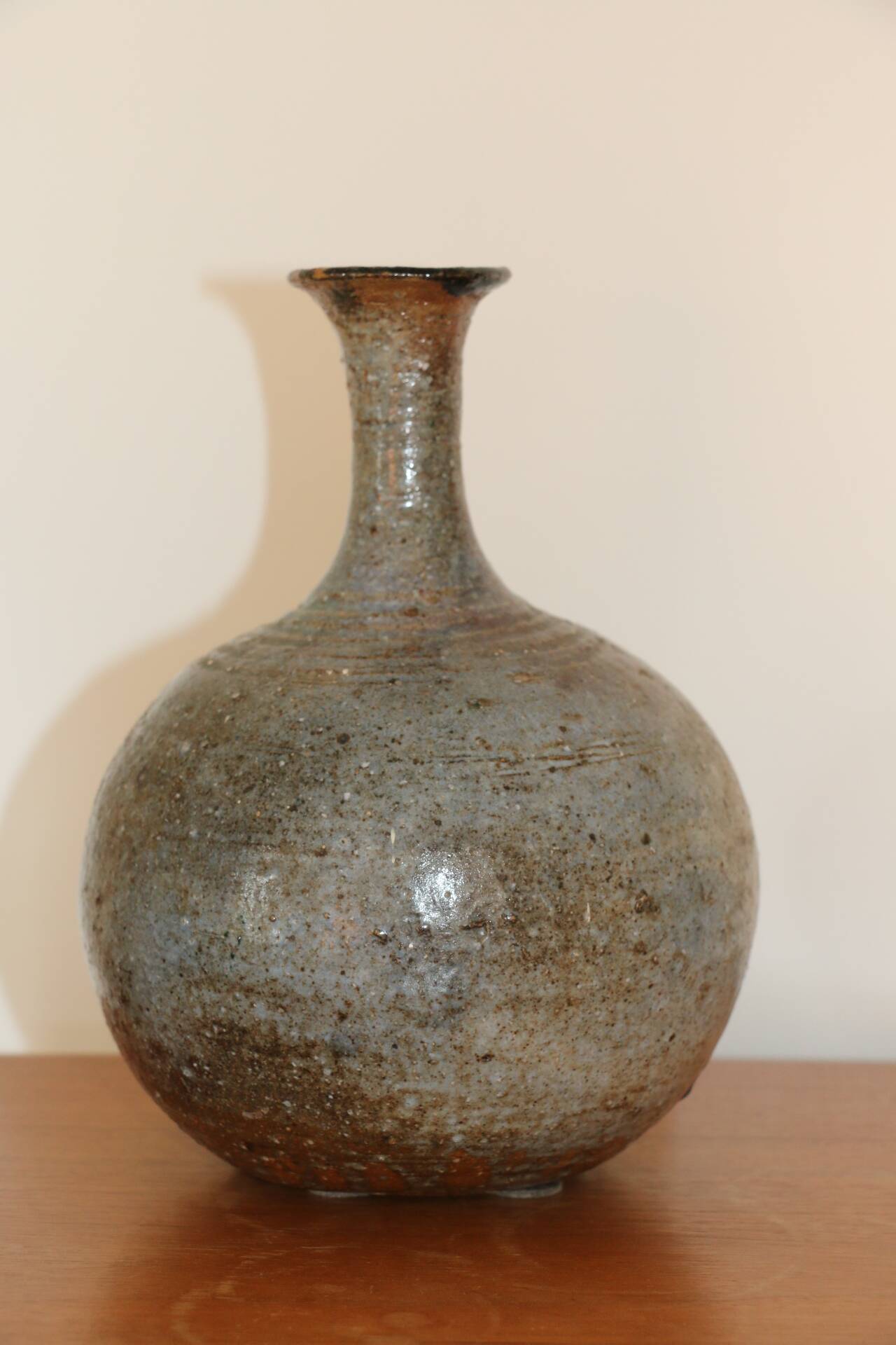 Alain Blanchard ceramic ball vase