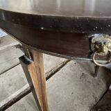 Table ovale accajou
