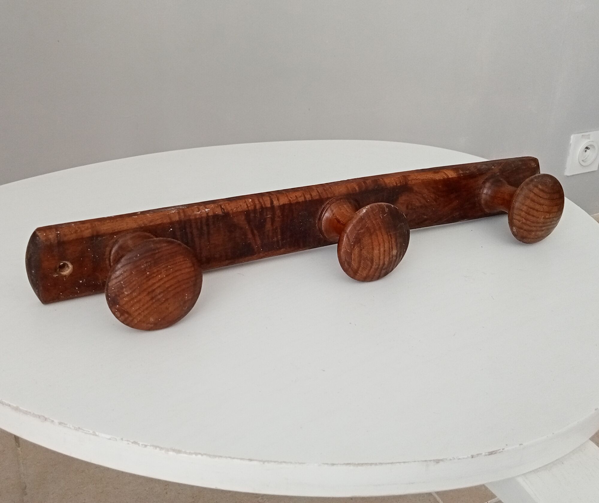 Vintage wooden coat rack 70s/80s