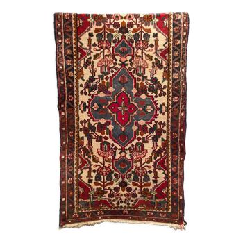Ancient oriental carpet handmade Central Asia Turkey