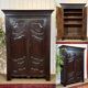 18th-century oak wardrobe