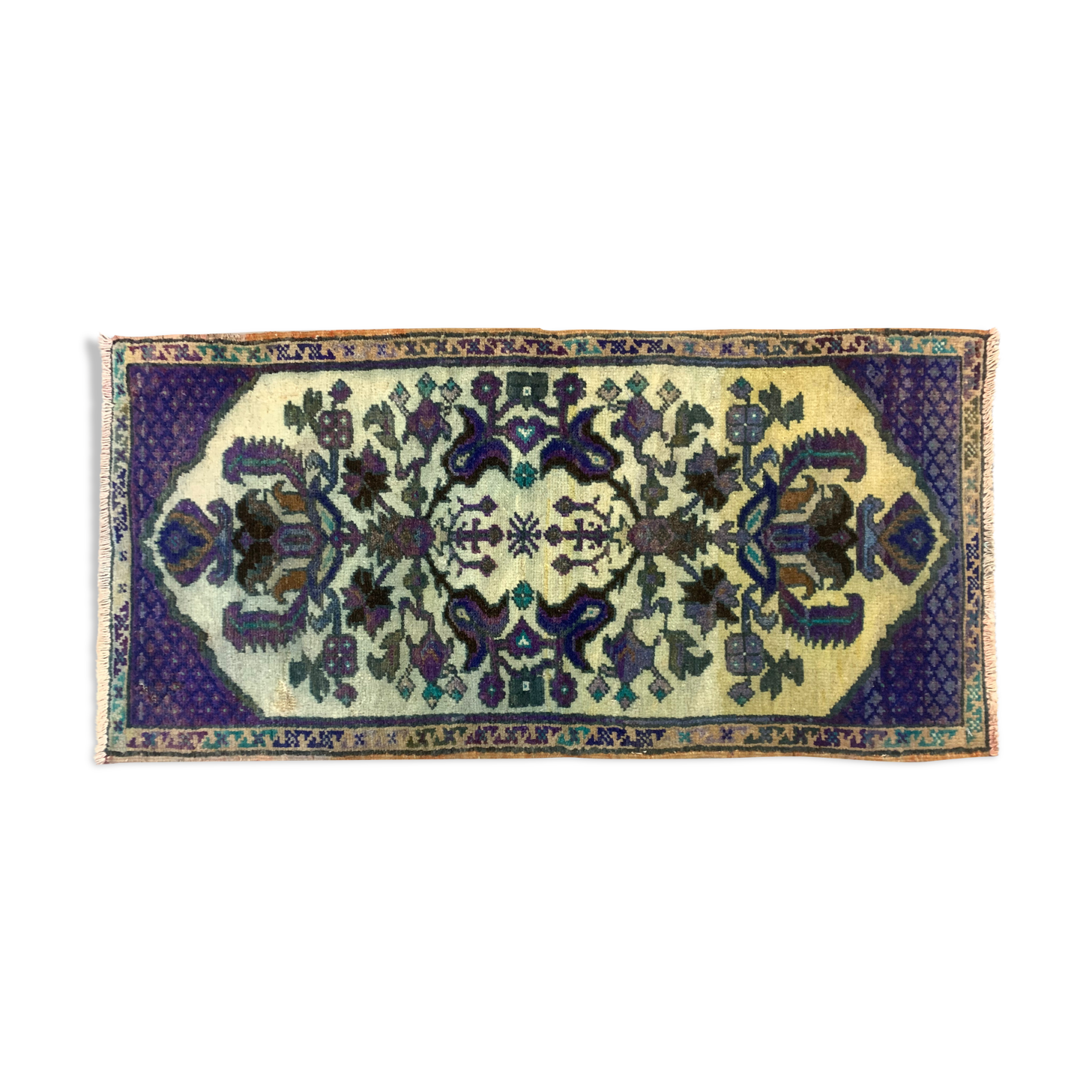 Turkish rug 95x45 cm