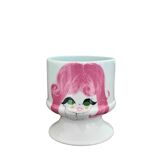 Cache pot vintage porcelaine de l'Aubrac