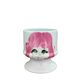 Cache pot vintage porcelaine de l'Aubrac