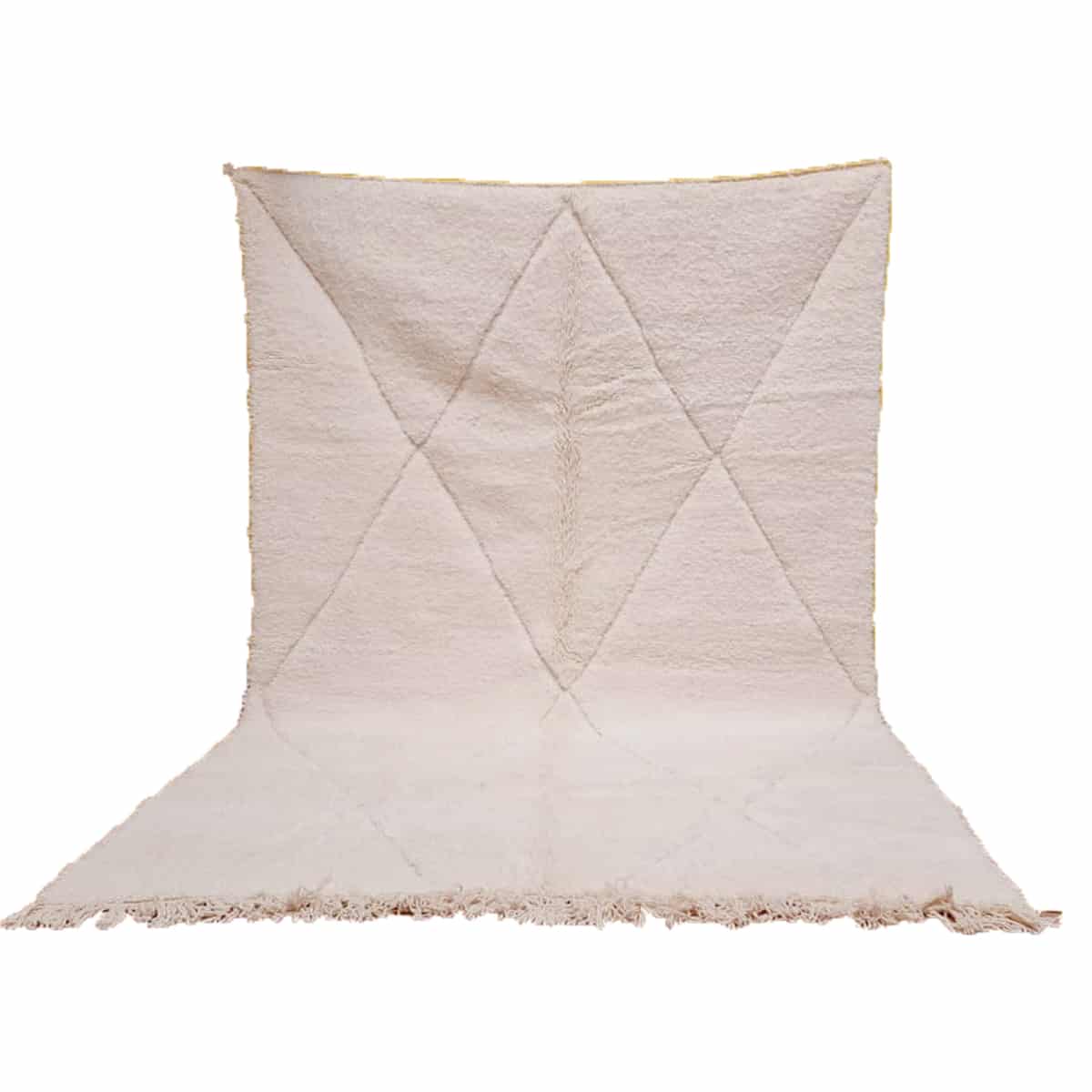 Tapis marocain blanc (200×300 cm)