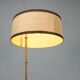 Lampadaire ancien avec table d’appoint en bronze et marbre, Italie, XXe siècle