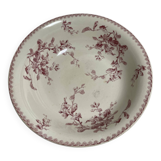 Gien porcelain serving dish, Normandy Flowers model