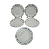 Set of 5 ironstone plates Gien model Sophia 💚