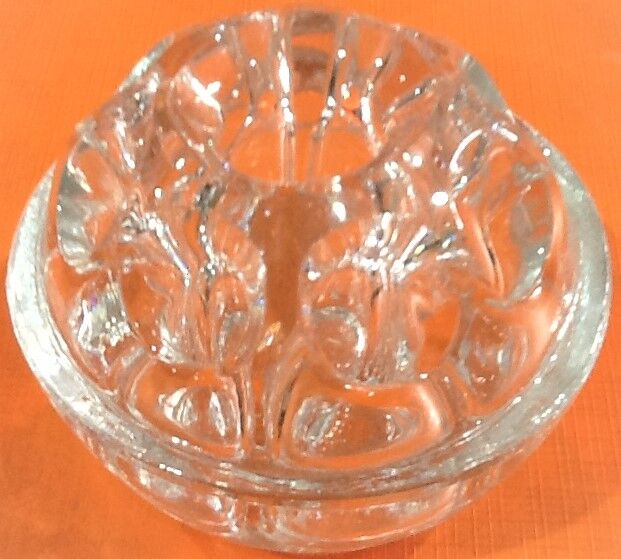 Table center Pique glass flowers Base Etain of the Manor 70s