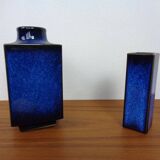 Blue Japanese ceramic vases, 1960s, set of 2