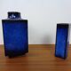 Blue Japanese ceramic vases, 1960s, set of 2
