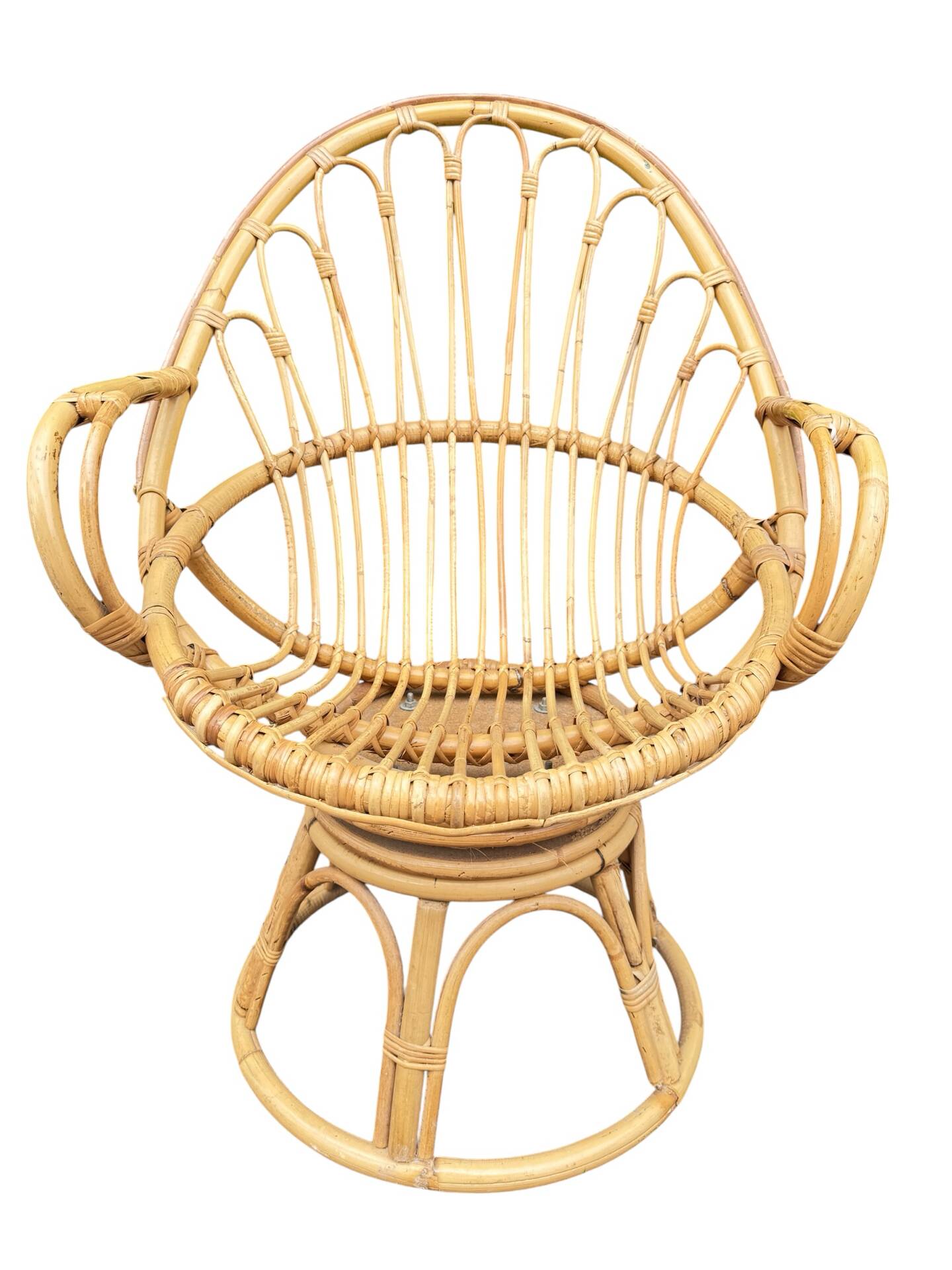 1960s Rattan Egg Chairs from France