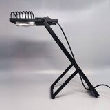 1970s Gorgeous Black Table Lamp "Sintesi" by Ernesto Gismondi for Artemide. Made in Italy