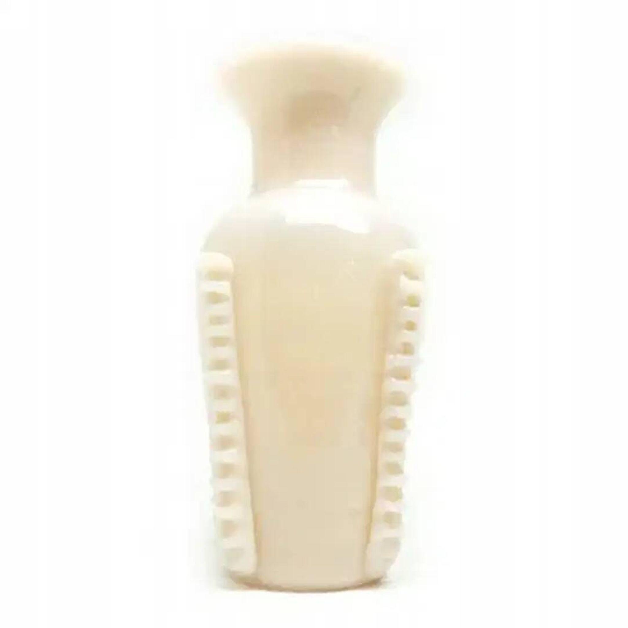 Postmodern vase, green glass, designed by J. Słuczan-Orkusz, Poland, 1970s