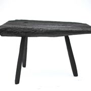 Brutalist coffee table, tripod table, interior decor, industrial, furniture b