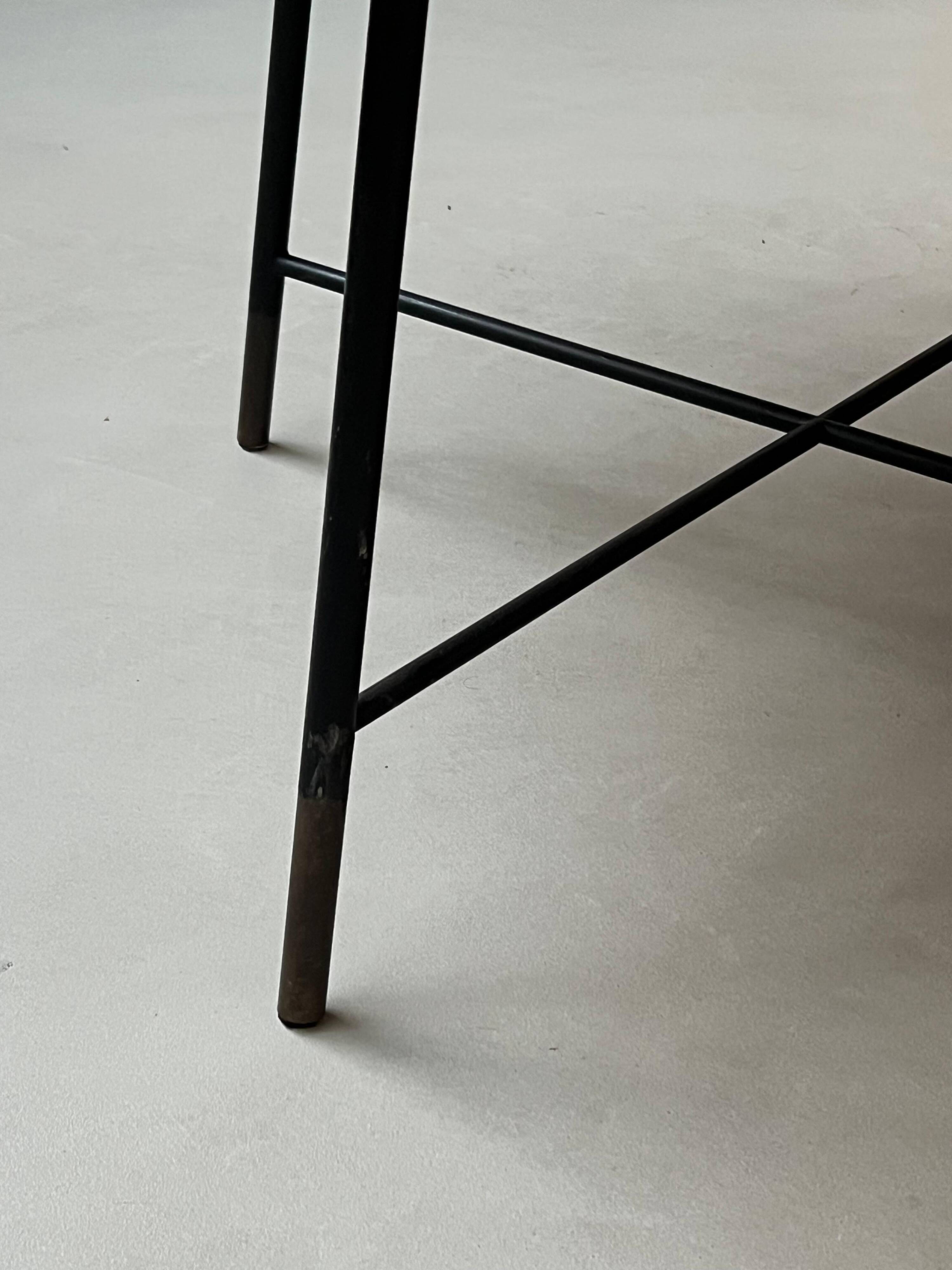 Table basse en bois et métal/laiton par Ico Parisi pour Cassina 1957