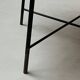 Table basse en bois et métal/laiton par Ico Parisi pour Cassina 1957