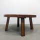 Large vintage Brutalist coffee table