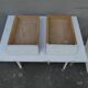 Scandinavian desk with compass legs for children