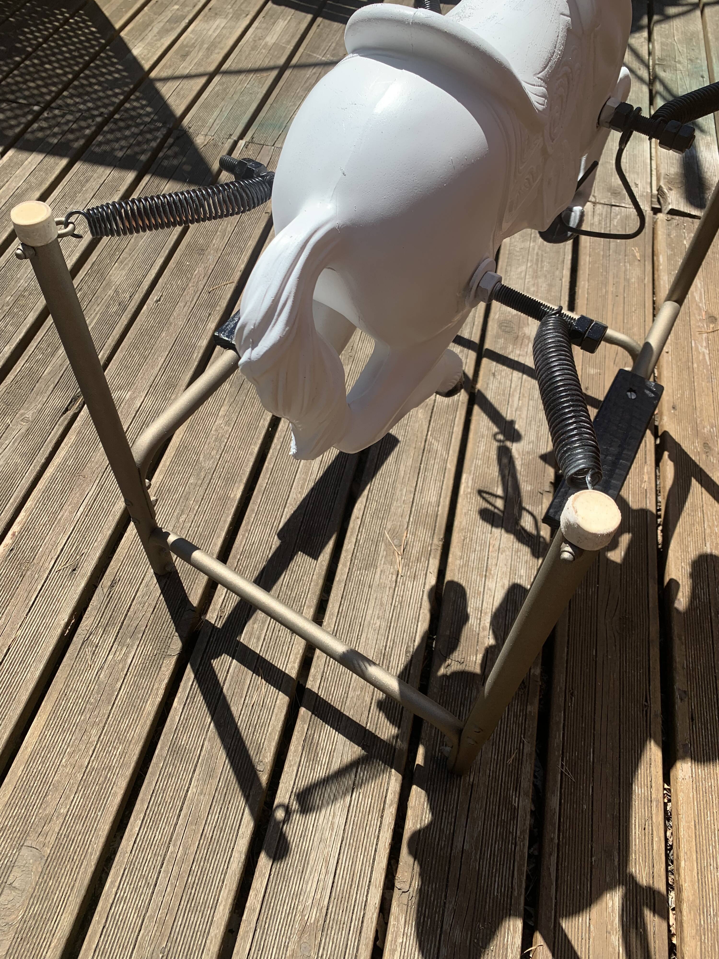 Horse carousel with ressors, 50s
