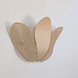 Pair of flower wall lights