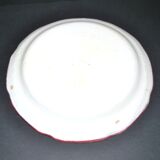 Antique polychrome earthenware plate Chinoiserie 18th century ? St Clément Les Islettes