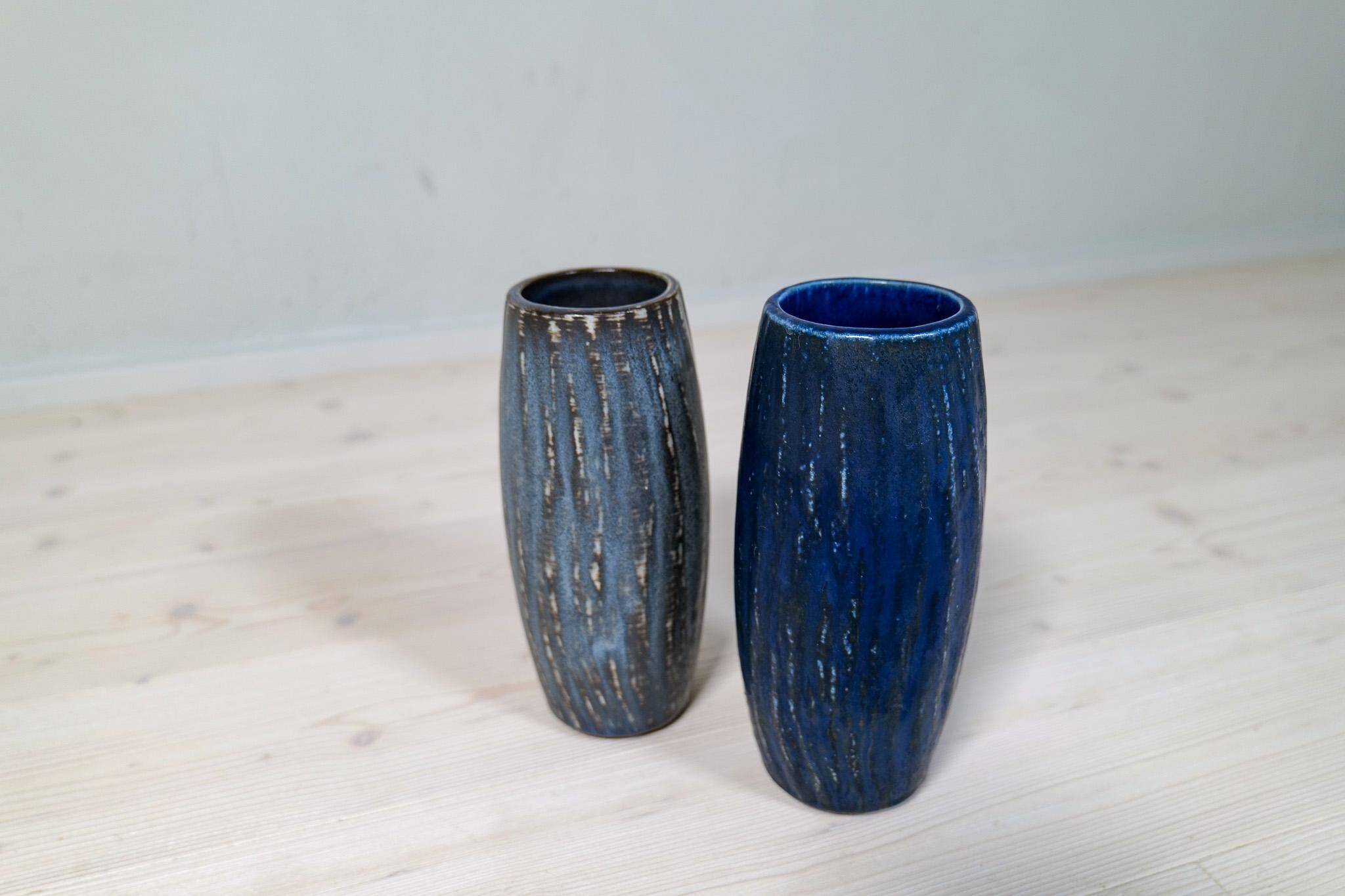 Modern Ensemble from the Mid-Century of 2 Ceramic Pieces Rubus Gunnar Nylund Rörstrand, Sweden