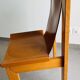 Chaises en orme massif et cuir , Luigi Gorgoni , roche bobois