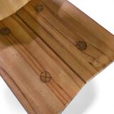 Chaises et table Cepelia Tiroler, ensemble de 5 pièces, Pologne, années 1960, marquées.