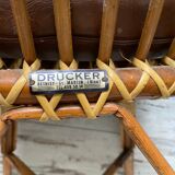 Bamboo and rattan chairs circa 60/70 from maison drucker