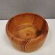Danish bowl in turned pine from the 1970s-80s.