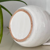 Glazed terracotta pot