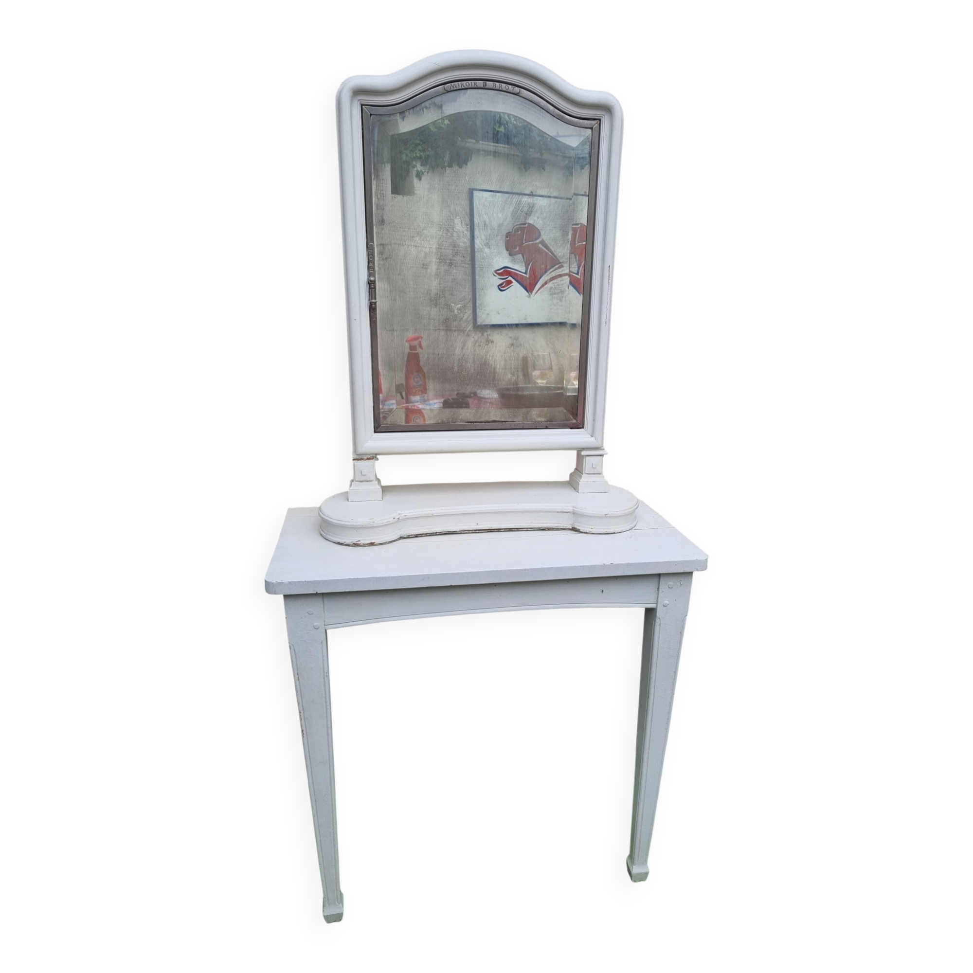 Triptych Hairdresser Mirror Brot Paris – Clear period glass