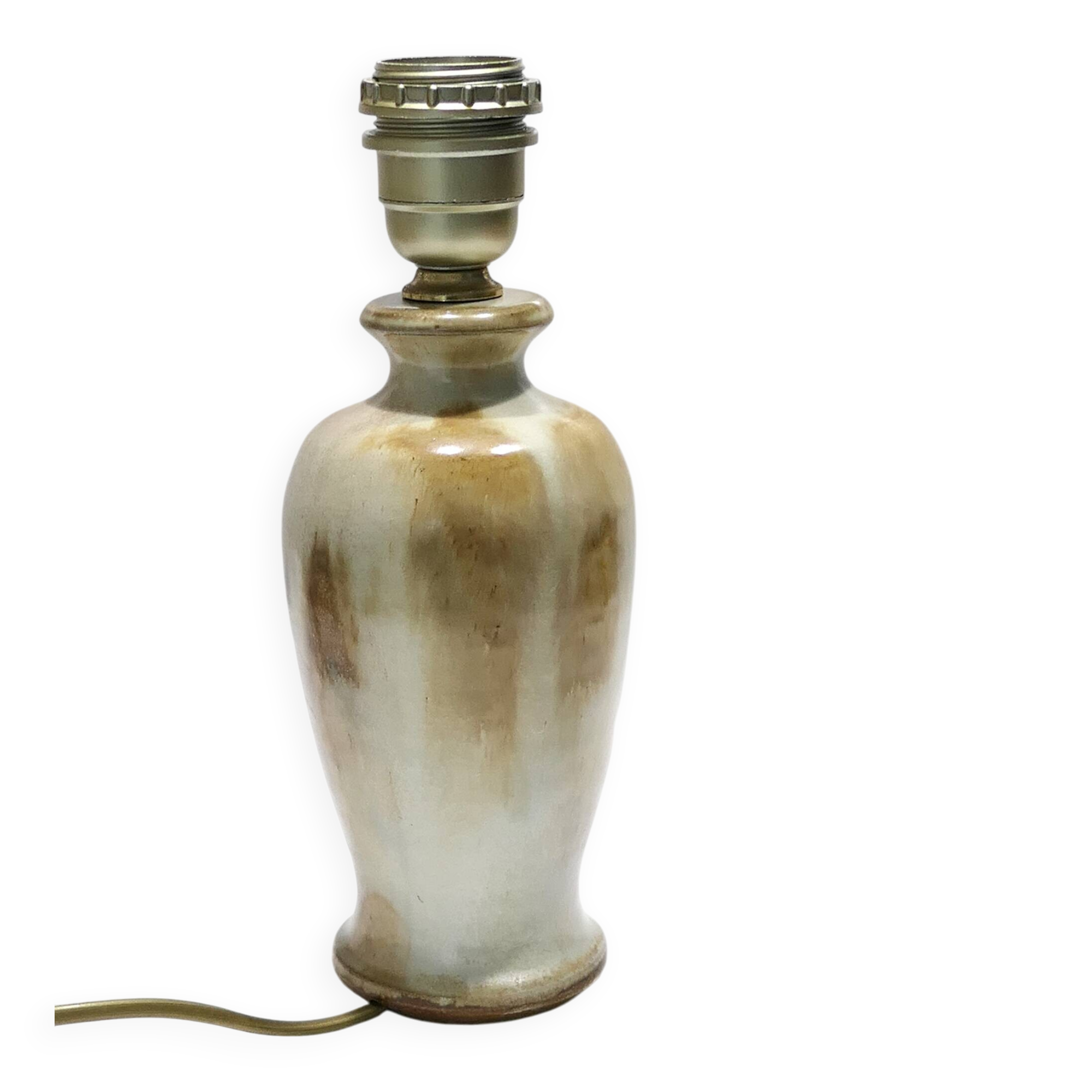 pied de lampe en grès salé Bouffioulx années 70's