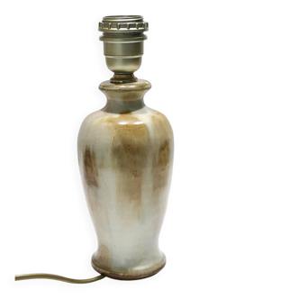 Bouffioulx salt-glazed stoneware lamp base, 1970s