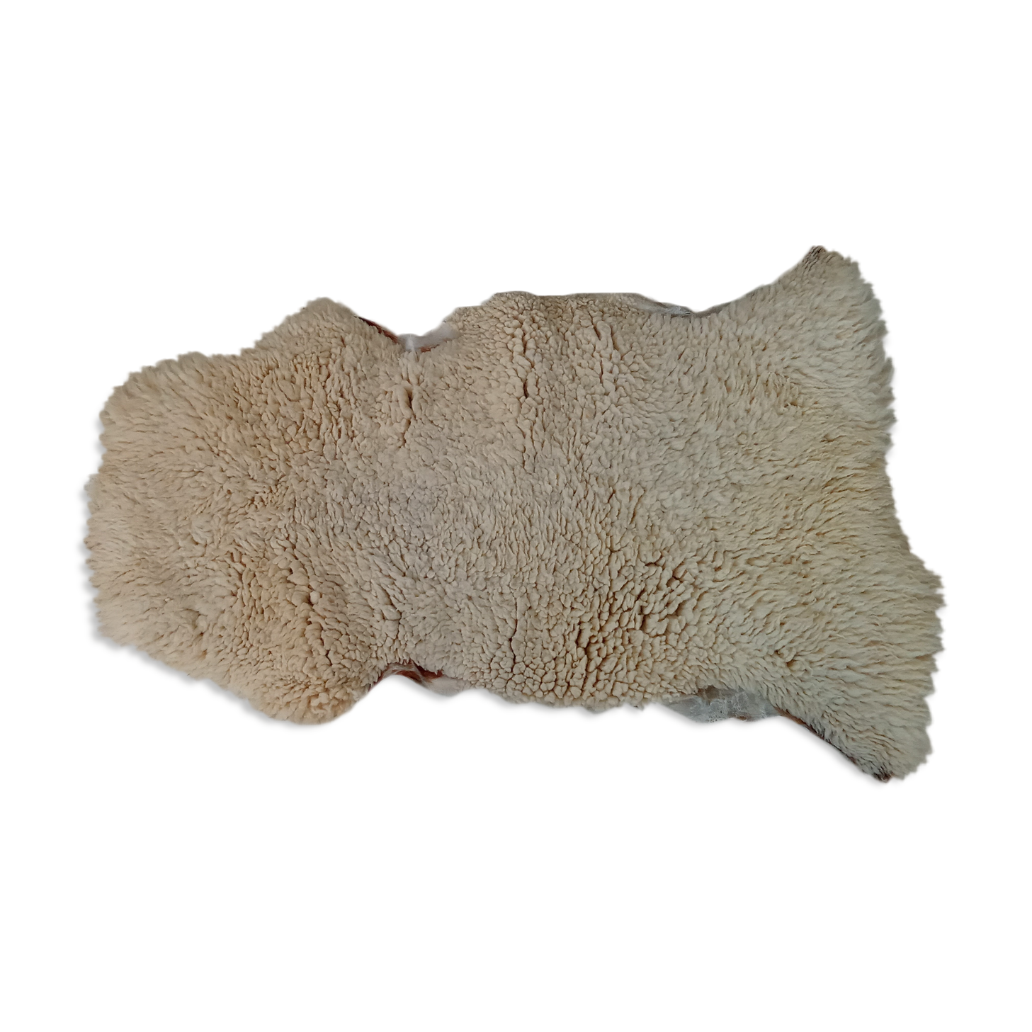 White sheepskin 109×76 cm