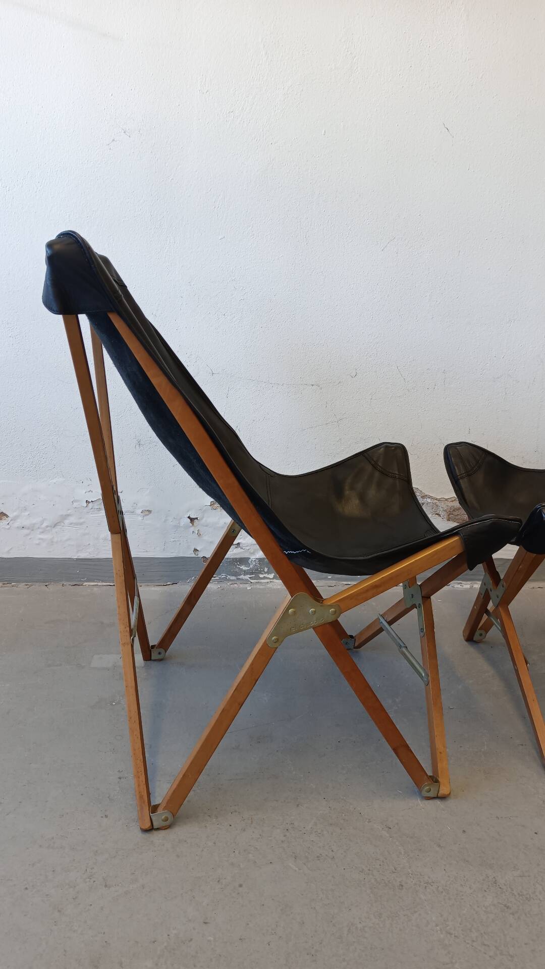 Pair of butterfly chairs