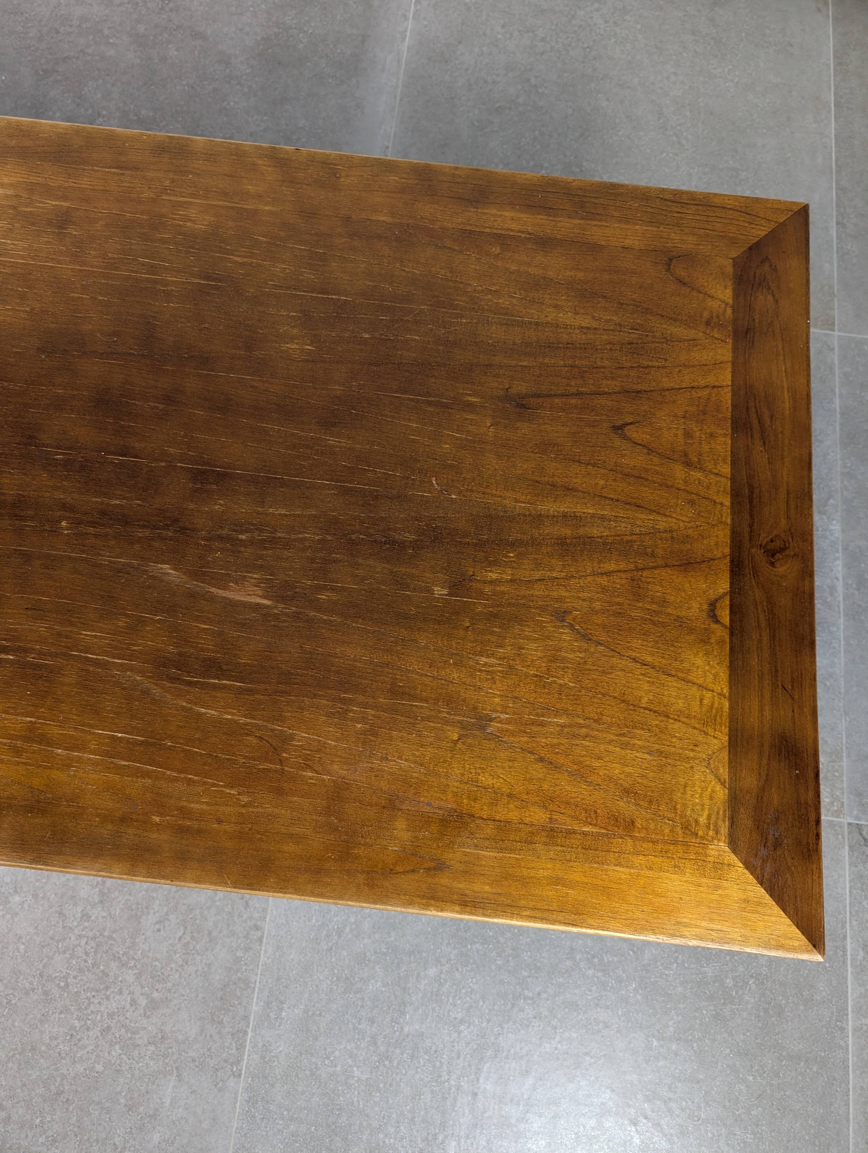 Scandinavian Modern Large Danish Teak Coffee Table 1950s