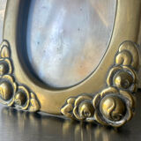 Cadre photo en laiton art nouveau