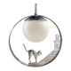 Suspension année 50 - chat au clair de lune